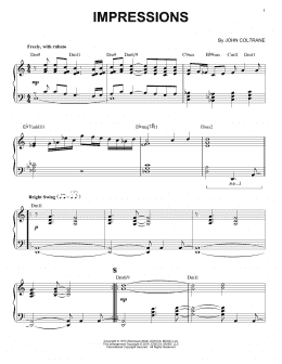 page one of Impressions (arr. Brent Edstrom) (Piano Solo)