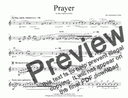 page one of Prayer