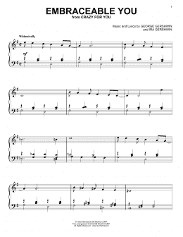 page one of Embraceable You (Piano Solo)