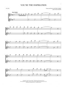 page one of You're The Inspiration (Flute Duet)