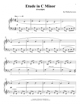page one of Etude In C Minor (Graylight) (Piano Solo)