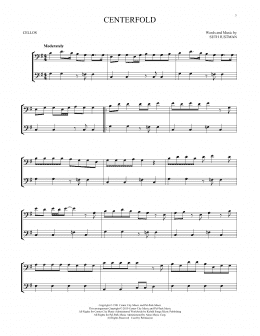 page one of Centerfold (Cello Duet)