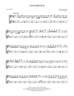 page one of Centerfold (Alto Sax Duet)