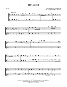 page one of The Joker (Flute Duet)