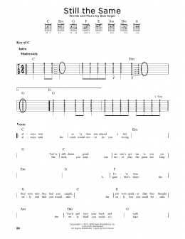 page one of Still The Same (Guitar Lead Sheet)