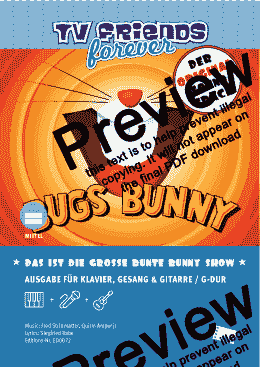 page one of Bugs Bunny (Das ist die große bunte Bunny Show)