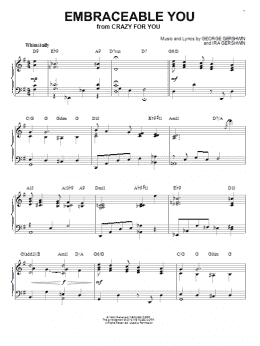 page one of Embraceable You [Jazz version] (arr. Brent Edstrom) (Piano Solo)