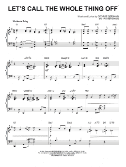page one of Let's Call The Whole Thing Off [Jazz version] (arr. Brent Edstrom) (Piano Solo)