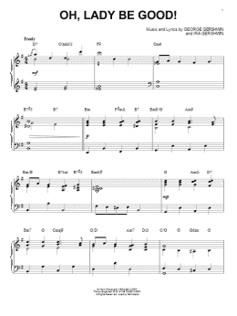 page one of Oh, Lady Be Good! [Jazz version] (arr. Brent Edstrom) (Piano Solo)