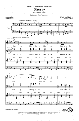 page one of Sherry (arr. Mac Huff) (TTBB Choir)