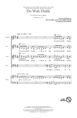 page one of Do Wah Diddy Diddy (arr. Ken Berg) (Choir)