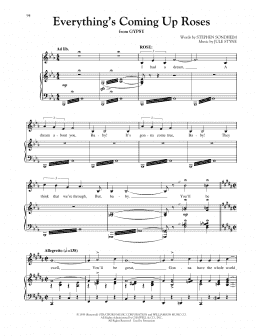 page one of Everything's Coming Up Roses (from Gypsy) (arr. Richard Walters) (Piano & Vocal)