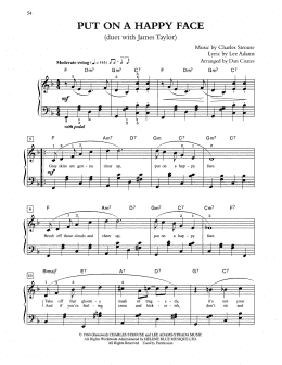 page one of Put On A Happy Face (arr. Dan Coates) (Easy Piano)