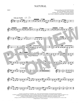 page one of Natural (Oboe Solo)