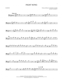 page one of Fight Song (Bassoon Solo)
