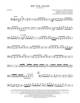 page one of See You Again (feat. Charlie Puth) (Bassoon Solo)