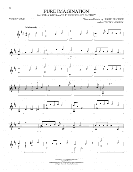 page one of Pure Imagination (from Willy Wonka & The Chocolate Factory) (Vibraphone Solo)
