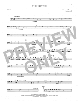 page one of The Hustle (Cello Solo)