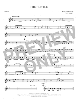 page one of The Hustle (Bells Solo)