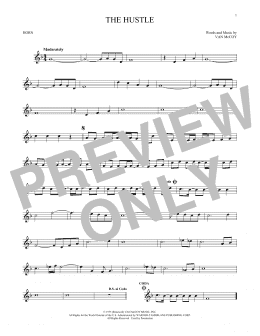 page one of The Hustle (French Horn Solo)