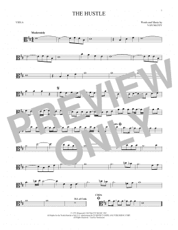 page one of The Hustle (Viola Solo)