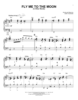 page one of Fly Me To The Moon (In Other Words) (arr. Gary Meisner) (Accordion)