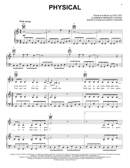 page one of Physical (Piano, Vocal & Guitar Chords (Right-Hand Melody))