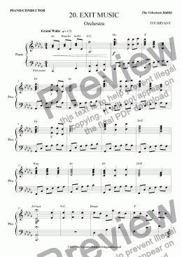 page one of 20. EXIT MUSIC