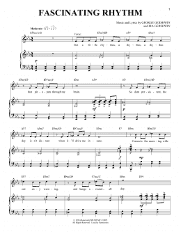 page one of Fascinating Rhythm (Piano & Vocal)