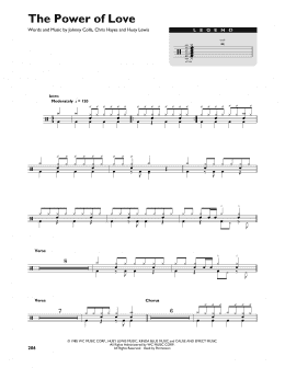 page one of The Power Of Love (Drum Chart)