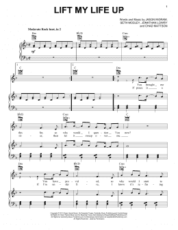 page one of Lift My Life Up (Piano, Vocal & Guitar Chords (Right-Hand Melody))