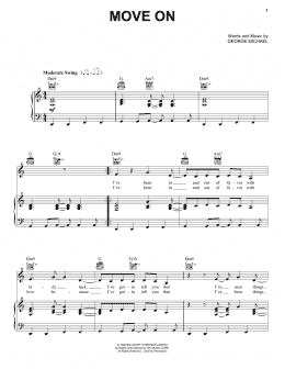 page one of Move On (Piano, Vocal & Guitar Chords (Right-Hand Melody))