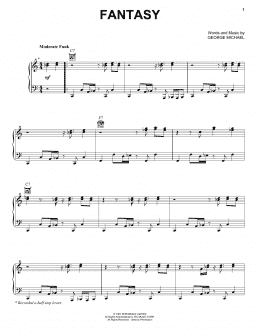 page one of Fantasy (Piano, Vocal & Guitar Chords (Right-Hand Melody))