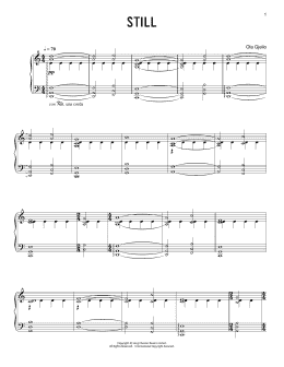 page one of Still (Piano Solo)