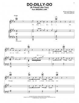 page one of Do-Dilly-Do (A Friend Like You) (from Missing Link) (Piano, Vocal & Guitar Chords (Right-Hand Melody))