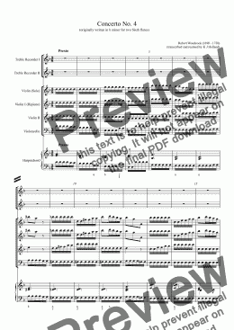 page one of Concerto No. 4