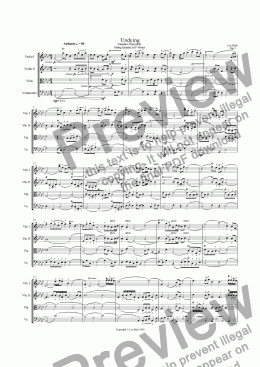 page one of Quartet 1 Opus 3