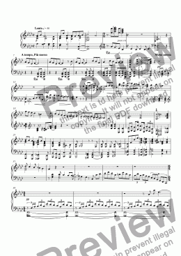 page one of Sketch for piano