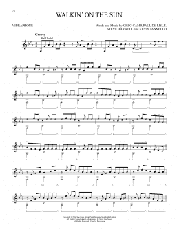 page one of Walkin' On The Sun (Vibraphone Solo)
