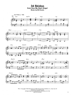 page one of 34 Skidoo (Piano Solo)