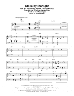 page one of Stella By Starlight (from The Uninvited) (Piano Solo)
