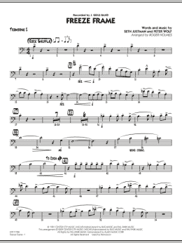 page one of Freeze Frame - Trombone 2 (Jazz Ensemble)