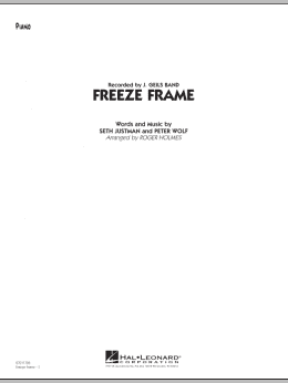 page one of Freeze Frame - Piano (Jazz Ensemble)