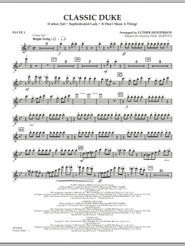 page one of Classic Duke - Flute 1 (Concert Band)