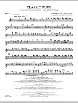 page one of Classic Duke - Flute 2 (Concert Band)