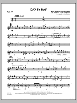 page one of Day by Day - Alto Sax (Jazz Ensemble)