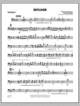 page one of Skyliner - Trombone 3 (Jazz Ensemble)