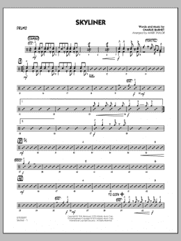 page one of Skyliner - Drums (Jazz Ensemble)