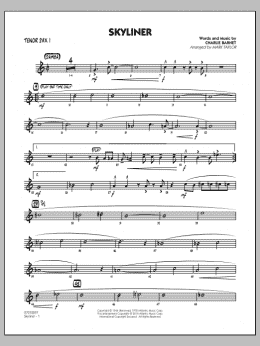 page one of Skyliner - Tenor Sax 1 (Jazz Ensemble)