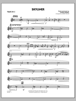 page one of Skyliner - Tenor Sax 2 (Jazz Ensemble)